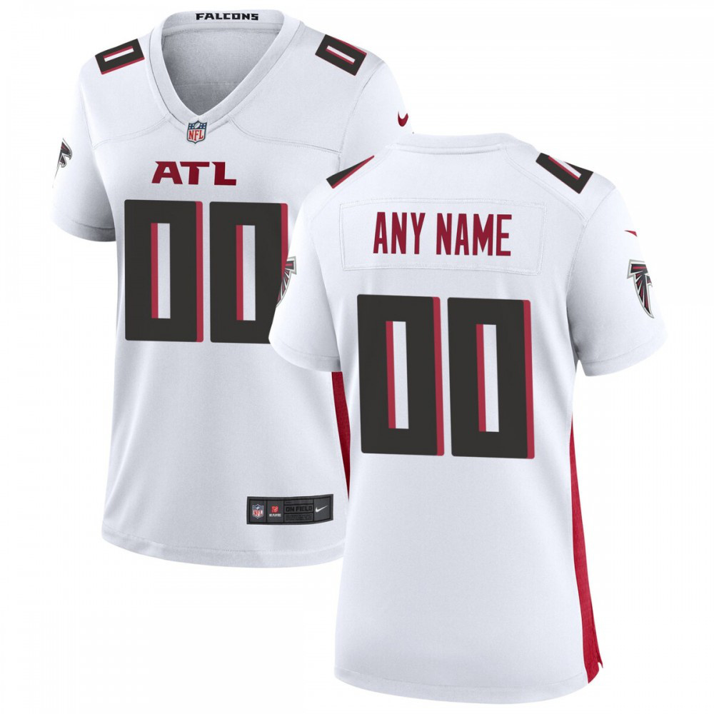 Nike Atlanta Falcons Women's Custom Game Jersey - White-Profan Arena